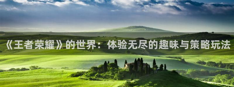 奇亿娱乐平台注册开户：《王者荣耀》的世界：体验无尽的趣味与策